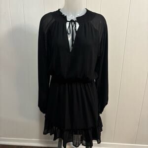Gianni Bini Black Long Sleeve Dress